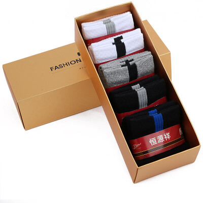 

Hengyuanxiang socks female summer solid color silicone napkins socks invisible female socks A9170914 5 double gift box