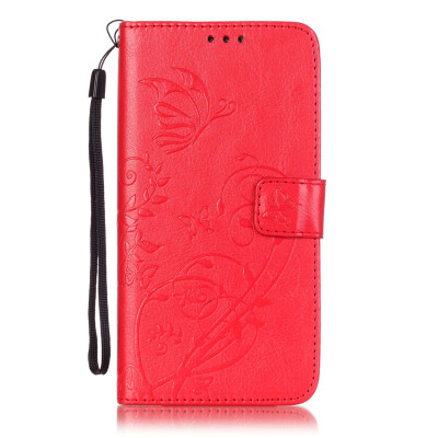 

Красный цветок дизайн искусственная кожа флип кошелек карты держатель чехол для SAMSUNG S4
