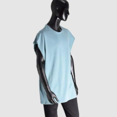 

Fashion Mens Pure Cotton Casual Oversize Sleeveless Drop Shoulder T-Shirts CA