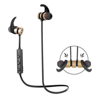 

Wireless Bluetooth Earphone Magnetic Headphones Waterproof Sports Stereo Headset