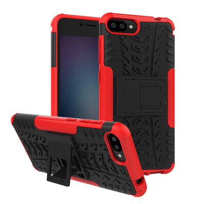 

Fivice Zenfone4 ​​max 52 inch ZC520KL Case TPU anti-fall tire pattern back clip bracket phone case