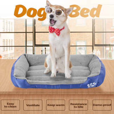 

Dog Bed Soft Pet Sofa Cats Pad Non Slip Bottom Self Warming Breathable Bedding or 36in 42in Dog Cage House Floor Size