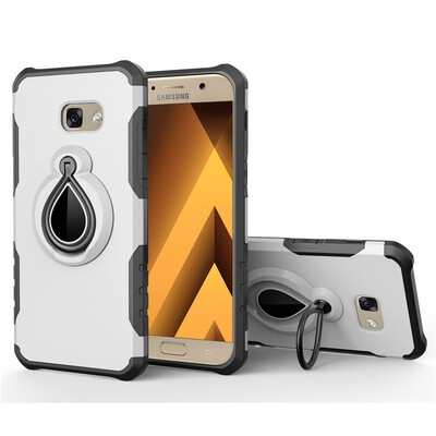 

Fivice Samsung Galaxy A5 2017 Case TPU Water Drop Ring Stand Car Power Magnetic Drop-proof Phone Case