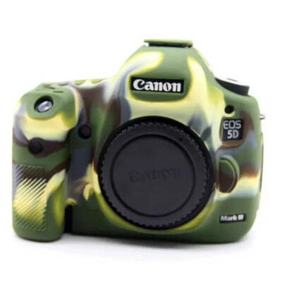 

Комплект для защиты переднего пассажира для камеры Canon 5D3 / 5DS / 5DSR Army Green Camouflage Клейкая пленка для объектива с защитной крышкой