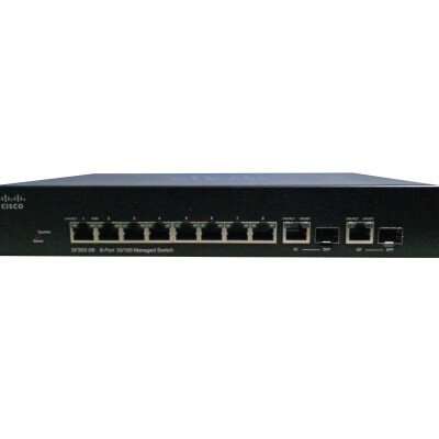 

Cisco (Cisco) SF302-08 (SRW208G) 8-портовый коммутатор сетевого управления 100 МГц +2 Gigabit uplink