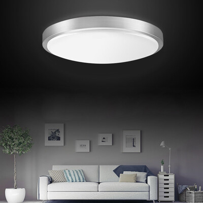 

Первый (sdhouseware) led потолочный светильник спальня лампа балкон ванная комната лампа хлеб свет 40 см белый серебристый потолочный светильник