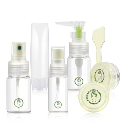 

SEMBEM Travel Bottle Set for Makeup Cosmetics Toiletries 7 Count