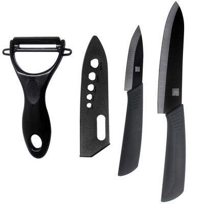 

XYJ 3 "кожура 6" Шеф-повар керамический нож Peeler 3шт Ножи кухонные Ножи Sharp Cooking Лучшие подарки