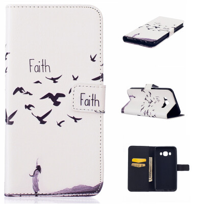 

Faith Design PU Leather Flip Cover Wallet Card Holder Case for SAMSUNG Galaxy J5 2016/J510