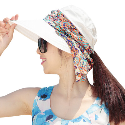 

【Jingdong Supermarket】 Shi Dan Caesar (sedancasesa) WG014192 sun hat cap empty sun hat cap adjustable white 55cm-57cm