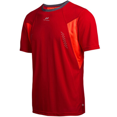 

PRO TOUCH Мужская беговая дорожка Quick Dry T-Shirt Круглая венчание Обучение с коротким рукавом 234158 Красный / Оранжевый 903-261 M