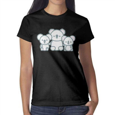 

Koala Stickers Koala Ears Koala Shirts for Women Cool Pretty Women Cotton t-Shirts