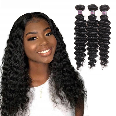 

Ishow Brazilian Deep Wave Virgin Hair Brazilian Hair Bundles 3pcs lot100 Curly Virgin Hair Factory Selling 7ACheap Hair Weave