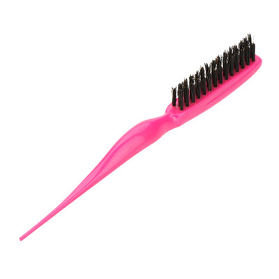 

Professional Plastic Teasing Back Hair Combing Slim Line Styling Hair Brush