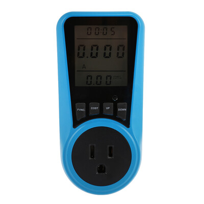 

Digital Power Meter Energy Meter Plug-in Socket Electric Monitor Meter LCD Socket Household Measuring Socket Analyzer