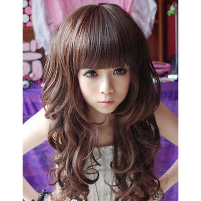 

Wig Natural Curly Straight Wavy Fancy Dress Fashion Womens Ladies Hair Wig Wavy