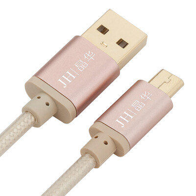 

Jinghua (JH) 1204 Эндрюс высокоскоростной кабель передачи данных USB2.0 шнур питания мобильный телефон планшет зарядное устройство для Huawei просо вид Samsung 2 метра светло-коричневый