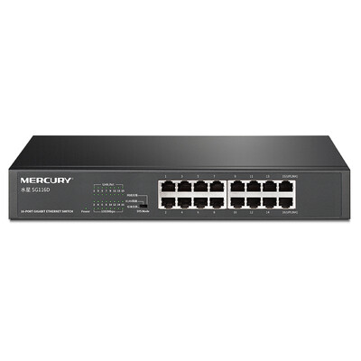 

Mercury MERCURY SG116D 16-port Gigabit switch steel case desktop