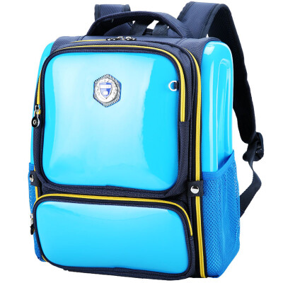 

Jingdong supermarket Cara sheep Carany CX2631 Po blue children&39s school bag primary school students burden of boys&girls students Japanese&Korean wind shoulder bag