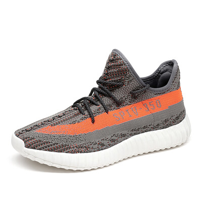 

The elderly head (LAORENTOU) men's shoes knitted surface casual tide shoes comfortable sports coconut shoes 01808 Orange 41 yards