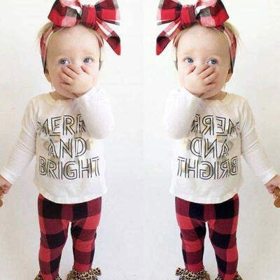 

0-24M Baby Girls 100 Cotton Tops T-shirtPant Leggings Outfits Set Sleepwear UK