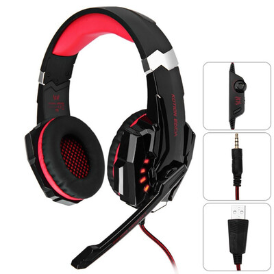 

KOTION EACH G9000 Gaming Headphone 35mm Game Headset Headphone for PS4 with Mic LED Light