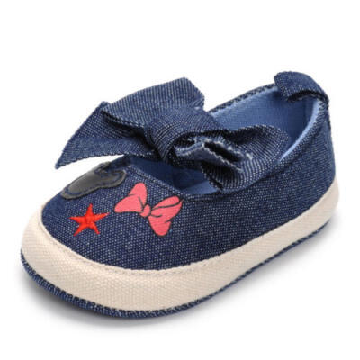 

New Infant Baby Girl Floral Soft Sole Crib Shoes Non-slip