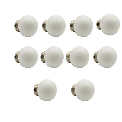 

1W E27 LED Globe Bulbs G45 Beads SMD 3528 Warm White 220V for Decoration 10pcs
