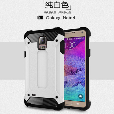 

Fivice Samsung Galaxy Note 4 case Luxury Silicone Diamond Armor PC Hard Shell Phone Case