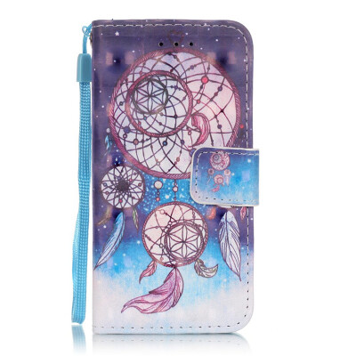 

Three Windbells Design PU Leather Flip Cover Wallet Card Holder Case for IPODTOUCH 5 6