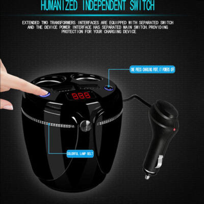 

Car Charger 1224V 31A Dual USB Cigarette Lighter Socket Splitter Power Adapter
