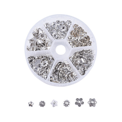 

PH PANDAHALL 30 Sets Assorted Style Tibetan Alloy Bar&Ring Toggle Clasps Connectors