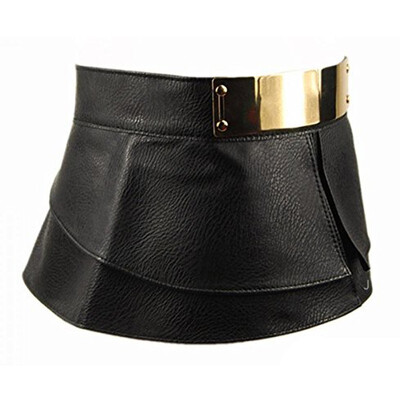 

VOCHIC PU Leather Belt High Waist Cincher Belt Corsets Wide Belt