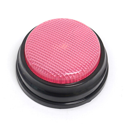 

Recordable Talking Button with Led Function Learning Resources Answer Buzzers OrangeBlueGreenPink