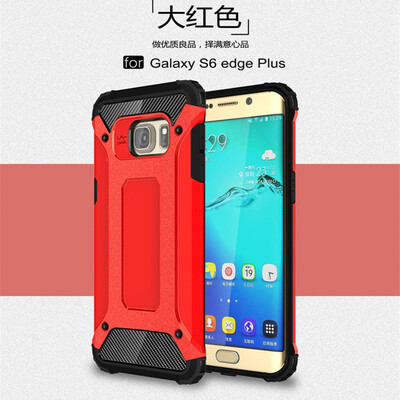 

Fivice Samsung Galaxy S6 edge plus case Luxury Silicone Diamond Armor PC Hard Shell Phone Case