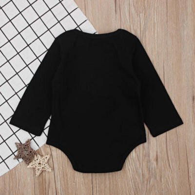Halloween Newborn Infant Kids Baby Girl Boy Bone Romper Bodysuit Clothes Outfits