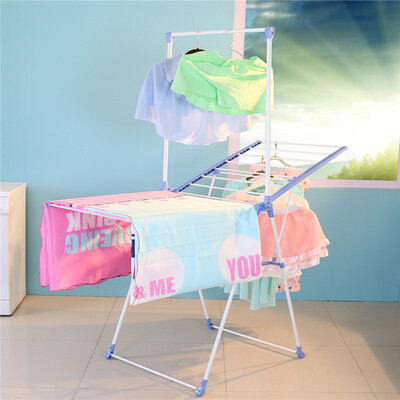 

Bao Youni balcony folding drying rack baby hanger multi-purpose butterfly floor rack DQ-0920