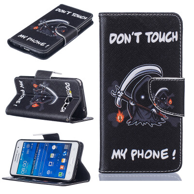 

Grim Reaper Design PU Leather Flip Cover Wallet Card Holder Case forSAMSUNG GALAXY Grand Prime G530