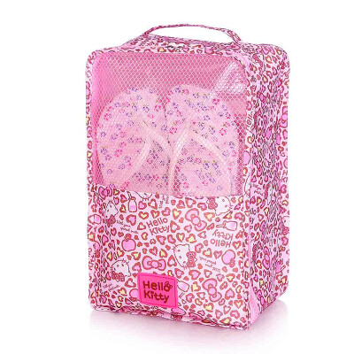 

HELLO KITTY rose travel series thicker shoes storage bag can be installed 2 pairs of shoes KT0260