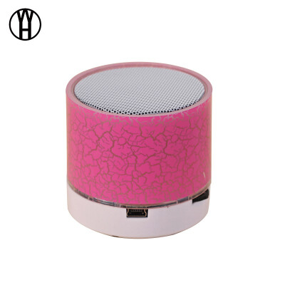 

WH A9 crack led colorful glare card portable mini wireless Bluetooth speaker for xiaomi samsung huawei iphone