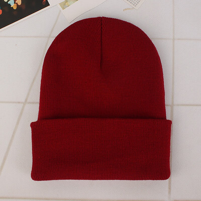 

Fluorescent cap acrylic wool cap men&women couples autumn&winter knitted caps