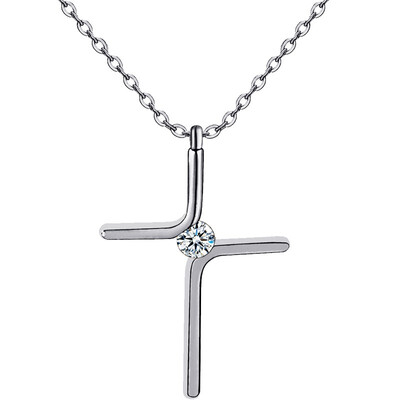 

YISHIZHIAI Cross Simple Pendant New Necklace Women Fashion Accessories 4489