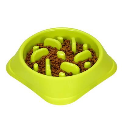 

Dog Food Bowl Anti-Choke Slow Feeder Fun Interactive Pet Bowl Non-Slip Healthy Eating Food Water Bowl for Dogs