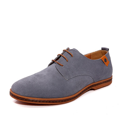 

IDIFU Mens Suede Oxfords