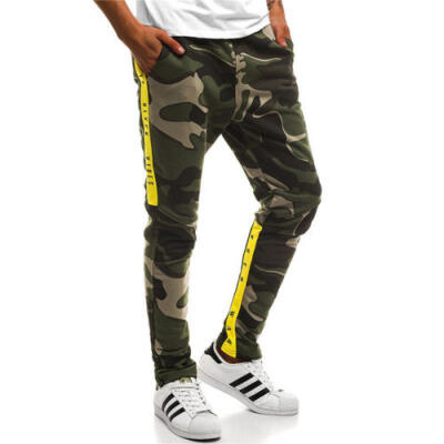 

Mens Gym Slim Fit Trousers Tracksuit Bottoms Skinny Joggers Sweat Track Pants