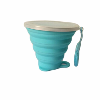 

Outdoor Silicone Collapsible Travel Cup Moutaineering Retractable Water Bottle