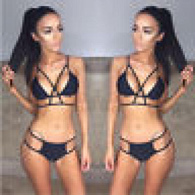 

Womens Bikini Set Bandage Push-Up Padded Swimwear Swimsuit Bathing Brazilian UK