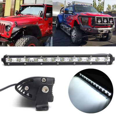 

19inch 54W Waterproof Spot Beam Work Light Bar Slim LED Lamp for Truck Offroad Fishing Boating Hunting
