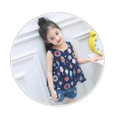 

AU Stock Flower Toddler T-shirt Tops Dress Kids Baby Girls Short Sleeve Blouse