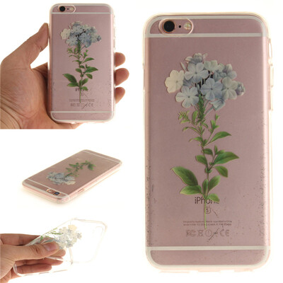 

A flower Pattern Soft Thin TPU Rubber Silicone Gel Case Cover for IPHONE 66S